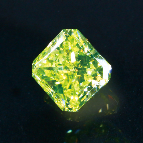 Fancy Intense Yellow Green Diamond